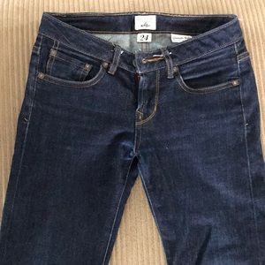 Railcar raw denim jeans size 24